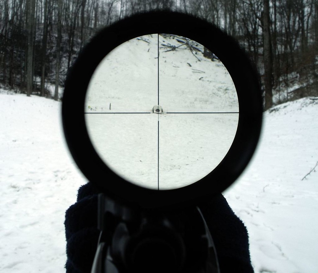 gun targeting something